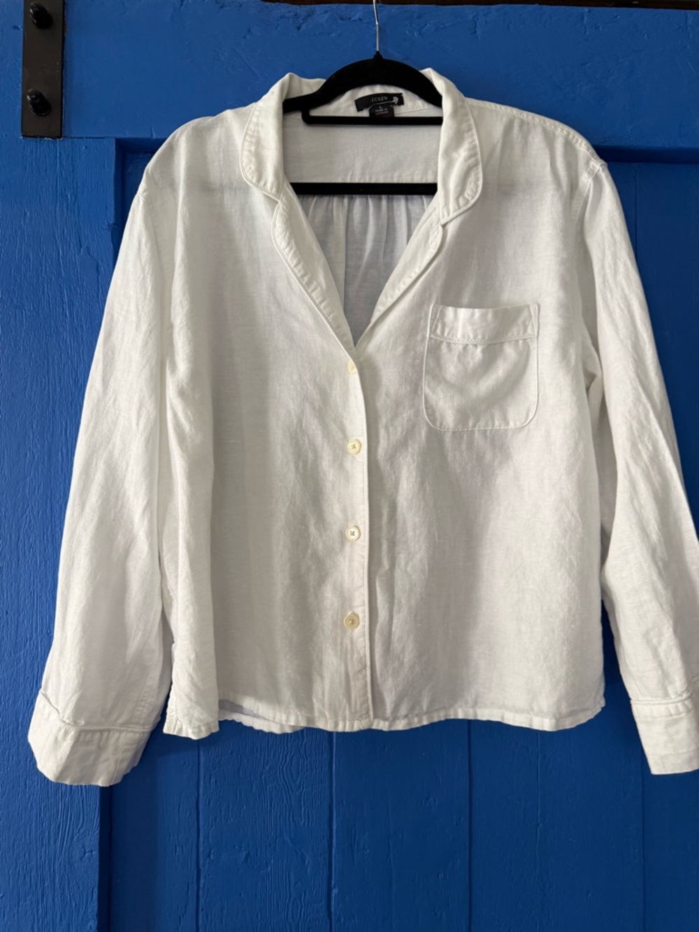 Cotton J. Crew PJ shirt